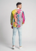 Long Sleeve Button-down Shirt Men PINK MARTINI – GERMENS artfashion – Size XXL