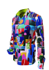 Herren Langarm Hemd CITY OF FANTASY – GERMENS artfashion – 100 % Baumwolle - Größe XS