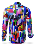 Herren Langarm Hemd CITY OF FANTASY – GERMENS artfashion – 100 % Baumwolle - Größe XL