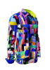 Herren Langarm Hemd CITY OF FANTASY – GERMENS artfashion – 100 % Baumwolle - Größe 4XL