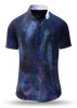 Sommerhemd Herren SPLASH - 100 % Baumwolle - 10 Größen von XS - 6XL - außergewöhnliches Design - feinste Verarbeitung - Stoffe Made in Germany - limitiert und exklusiv
