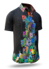 Herrenhemd Kurzarm GARDEN MYSTIQUE – GERMENS artfashion – 100 % Baumwolle - Größe 5XL