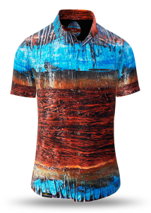 Sommerhemd Herren ARLOS - 100 % Baumwolle - 10 Größen von XS - 6XL - außergewöhnliches Design - feinste Verarbeitung - Stoffe Made in Germany - limitiert und exklusiv