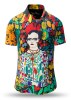 Camisa de verano para hombre BLUMEN MEXICOS - 100 % algodón - 10 tallas, de la XS a la 6XL - diseño excepcional - confección de primera calidad - tejidos «Made in Germany» - edición limitada y exclusiva