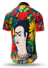 Camisa de verano para hombre BLUMEN MEXICOS - 100 % algodón - 10 tallas, de la XS a la 6XL - diseño excepcional - confección de primera calidad - tejidos «Made in Germany» - edición limitada y exclusiva