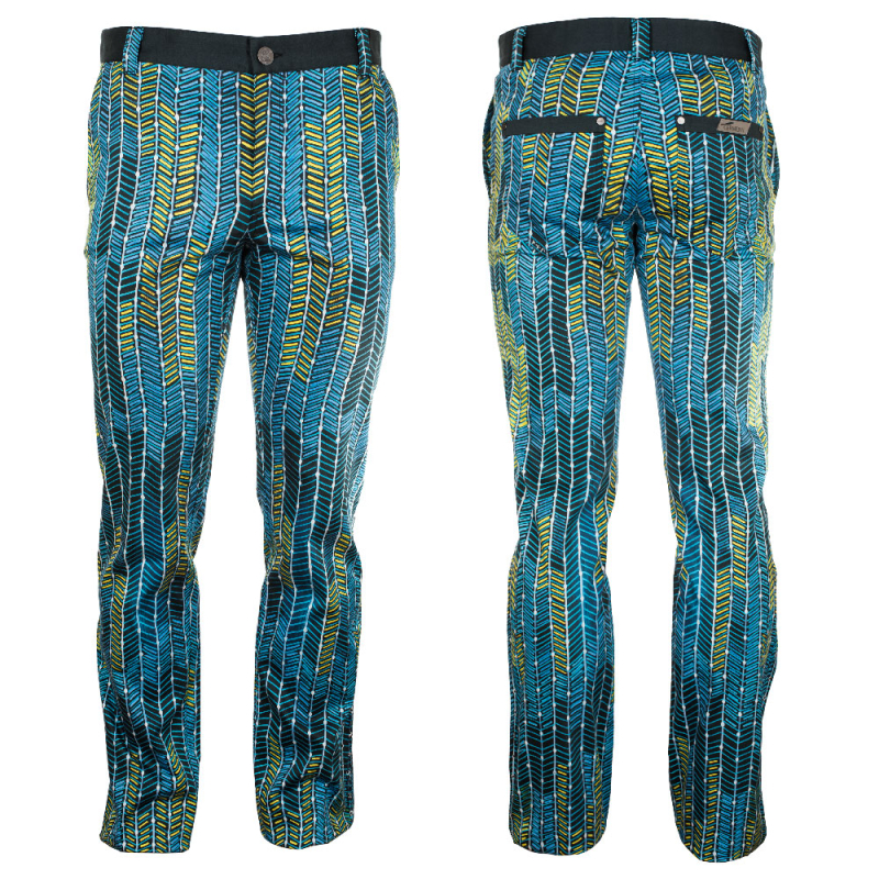 HERRINGBONE TWO - Pantalones estampados para hombre - GERMENS