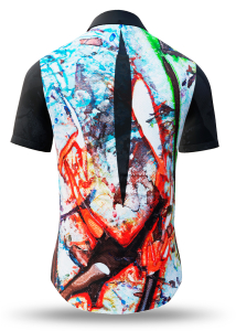 Camisa de verano para hombre «BLUT, BRUDER!» - 100 % algodón - 10...