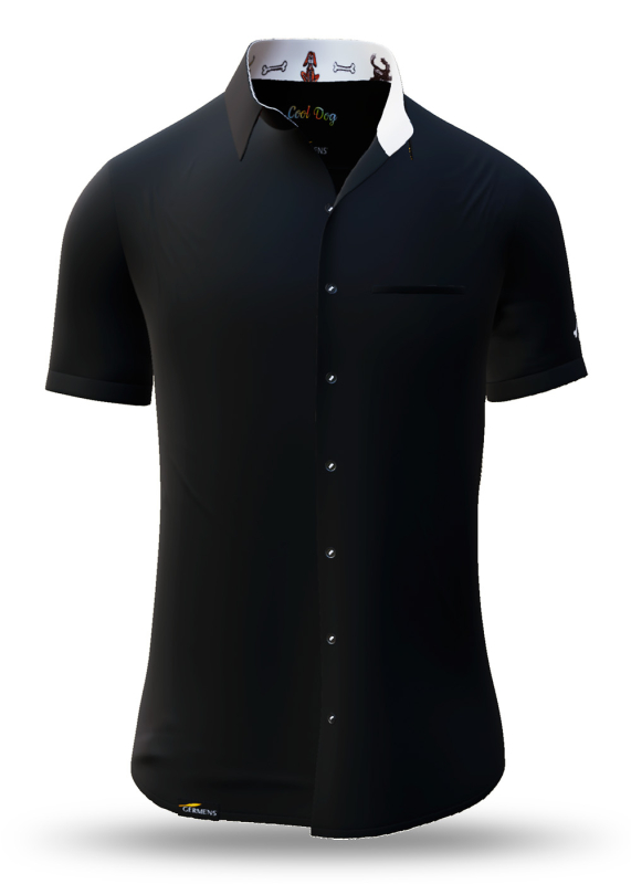 Camisa de verano para hombre COOL DOG - 100 % algodón - 10 tallas, de la XS a la 6XL - diseño excepcional - confección de primera calidad - tejidos «Made in Germany» - edición limitada y exclusiva