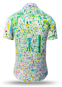 Camisa de verano para hombre KOENIGREICH GLUECK - 100 % algodón -...
