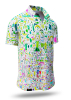 Herren Hemd Kurzarm KÖNIGREICH GLÜCK – GERMENS artfashion – 100 % Baumwolle - Größe S