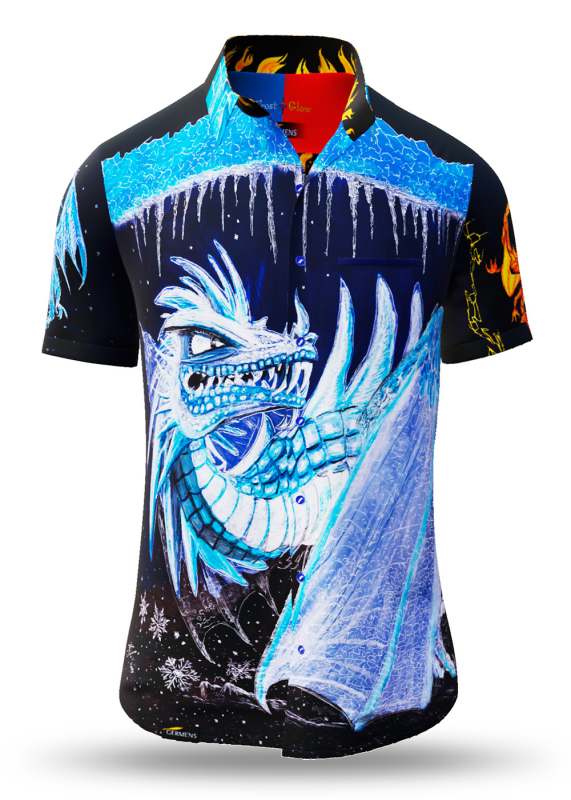 Sommerhemd Herren FROST & GLOW - 100 % Baumwolle - 10 Größen von XS - 6XL - außergewöhnliches Design - feinste Verarbeitung - Stoffe Made in Germany - limitiert und exklusiv
