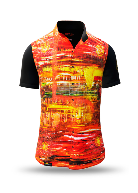 Camisa de verano para hombre ACRYLITY - 100 % algodón - 10 tallas, de la XS a la 6XL - diseño excepcional - confección de primera calidad - tejidos «Made in Germany» - edición limitada y exclusiva