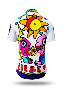 Camisa de verano para hombre LIEBE - 100 % algodón - 10...