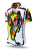 Kurzärmliges Hemd RUMBUMS – GERMENS artfashion – 100 % Baumwolle - Größe XS