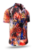 Camisa de verano para hombre THE MAGICAL FIVE - 100 % algodón - 10 tallas, de la XS a la 6XL - diseño excepcional - confección de primera calidad - tejidos «Made in Germany» - edición limitada y exclusiva