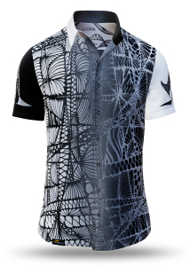 Sommerhemd Herren FILIGRAN - 100 % Baumwolle - 10 Größen von XS - 6XL - außergewöhnliches Design - feinste Verarbeitung - Stoffe Made in Germany - limitiert und exklusiv