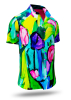 Camisa de verano para hombre FIORE ASTRATTA - 100 % algodón - 10 tallas, de la XS a la 6XL - diseño excepcional - confección de primera calidad - tejidos «Made in Germany» - edición limitada y exclusiva