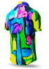 Camisa de hombre de manga corta FIORE ASTRATTA – GERMENS artfashion – 100 % algodón - Talla S