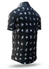 Camisa de manga corta para hombre FLUGZAUBER NOIR