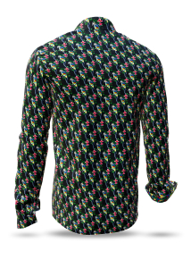 Descubre la camisa de botones PARROT GARDEN - 100 % algodón