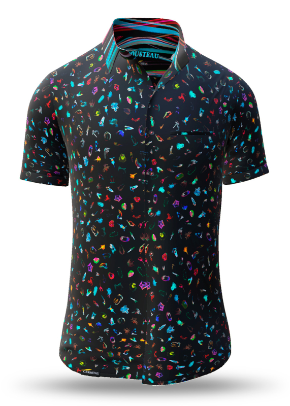 Camisa de verano para hombre COSTEAU - 100 % algodón - 10 tallas, de la XS a la 6XL - diseño excepcional - acabado de primera calidad - tejidos «Made in Germany» - edición limitada y exclusiva