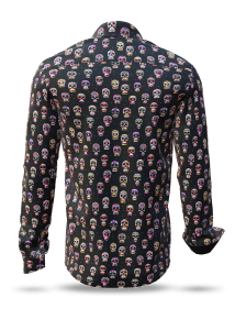 Descubre la camisa de botones MUERTE BRILLANTE - 100 % algodón