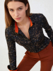 ausgefallene Damenbluse für Damen - SMOKER - 100 % Baumwolle - GERMENS artfashion - Größen XS bis 3XL