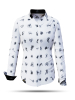 Lässige Damenbluse Damen FLUGZAUBER BLANC von GERMENS artfashion - Extravagant unterwegs im Urlaub, bei Events und Partys. Jetzt online bestellen.