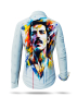 Damenbluse HOMAGE TO FREDDIE - GERMENS artfashion - 100 % Baumwolle - Größe XXL