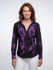 ausgefallene Damenbluse für Damen - ULTRA-V- 100 % Baumwolle - GERMENS artfashion - Größen XS bis 3XL