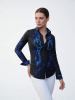 Blusa original para mujer - BLUEZONE - 100 % algodón - GERMENS artfashion - Tallas de la XS a la 3XL