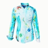ausgefallene Damenbluse für Damen - NARINA - 100 % Baumwolle - GERMENS artfashion - Größen XS bis 3XL