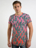 Camisetas exclusivas para hombre - STALACNITE RED - 100 % algodón - GERMENS artfashion - Tallas de la S a la 5XL