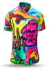 Camisa de verano para hombre WELCOME CHEMNITZ 2025 - 100 % algodón - 10 tallas, de la XS a la 6XL - diseño excepcional - confección de primera calidad - tejidos «Made in Germany» - edición limitada y exclusiva