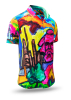 Camisa de verano para hombre WELCOME CHEMNITZ 2025 - 100 % algodón - 10 tallas, de la XS a la 6XL - diseño excepcional - confección de primera calidad - tejidos «Made in Germany» - edición limitada y exclusiva
