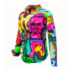 ausgefallene Damenbluse für Damen - WELCOME CHEMNITZ 2025 - 100 % Baumwolle - GERMENS artfashion - Größen XS bis 3XL
