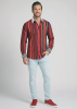 Descubre las camisas para hombre ALPHA CENTAURI RED - 100 % algodón