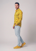 Descubre las camisas de colores para hombre GRAVUR YELLOW - 100 % algodón
