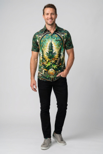 Sommerhemd Herren MARY JANE - 100 % Baumwolle - 10...