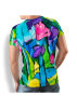 ausgefallene T-Shirts für Männer - FIORE ASTRATTA - 100 % Baumwolle - GERMENS artfashion - Größen S bis 5XL