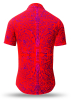 Sommerhemd Herren PORTE NOTRE-DAME PARIS ROUGE - 100 % Baumwolle - 10 Größen von XS - 6XL - außergewöhnliches Design - feinste Verarbeitung - Stoffe Made in Germany - limitiert und exklusiv