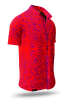 Sommerhemd Herren PORTE NOTRE-DAME PARIS ROUGE - 100 % Baumwolle - 10 Größen von XS - 6XL - außergewöhnliches Design - feinste Verarbeitung - Stoffe Made in Germany - limitiert und exklusiv