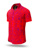 Herrenhemden Kurzarm PORTE NOTRE DAME PARIS ROUGE – GERMENS artfashion – 100 % Baumwolle - Größe 5XL