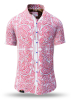 Sommerhemd Herren PORTE NOTRE-DAME PARIS ROI - 100 % Baumwolle - 10 Größen von XS - 6XL - außergewöhnliches Design - feinste Verarbeitung - Stoffe Made in Germany - limitiert und exklusiv