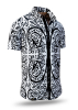 Sommerhemd Herren PORTE NOTRE-DAME PARIS CONTRASTE - 100 % Baumwolle - 10 Größen von XS - 6XL - außergewöhnliches Design - feinste Verarbeitung - Stoffe Made in Germany - limitiert und exklusiv