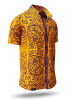 Sommerhemd Herren PORTE NOTRE-DAME PARIS JAUNE - 100 % Baumwolle - 10 Größen von XS - 6XL - außergewöhnliches Design - feinste Verarbeitung - Stoffe Made in Germany - limitiert und exklusiv