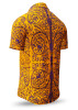 Camisa de manga corta para hombre PORTE NOTRE DAME PARIS JAUNE
