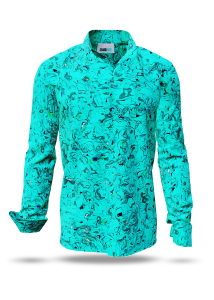 Descubre las camisas de colores para hombre GRAVUR MINT - 100 % algodón