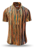 Camisa de verano para hombre WATERFALL BROWN - 100 % algodón - 10 tallas, de la XS a la 6XL - diseño excepcional - confección de primera calidad - tejidos «Made in Germany» - edición limitada y exclusiva
