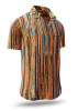 Camisa de verano para hombre WATERFALL BROWN - 100 % algodón - 10 tallas, de la XS a la 6XL - diseño excepcional - confección de primera calidad - tejidos «Made in Germany» - edición limitada y exclusiva